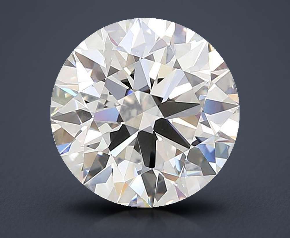 6.53ct G VVS1 Rare Carat Ideal Cut Round Lab Grown Diamond