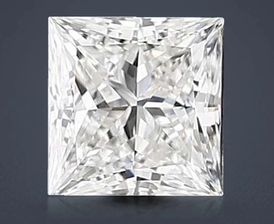 1.07ct E VS1 Rare Carat Ideal Cut Princess Lab Grown Diamond