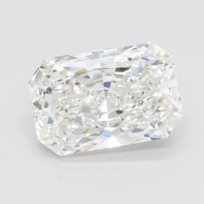4.13ct F VVS2 Rare Carat Ideal Cut Radiant Lab Grown Diamond
