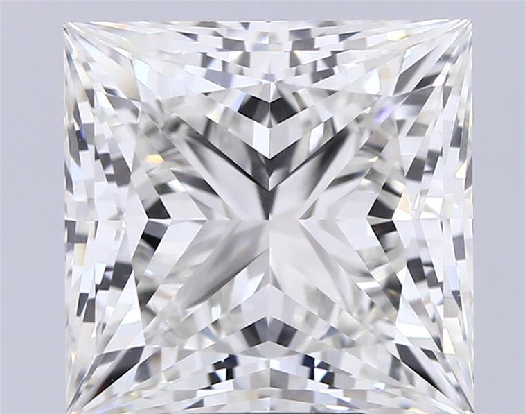 7.79ct H VVS2 Rare Carat Ideal Cut Princess Lab Grown Diamond