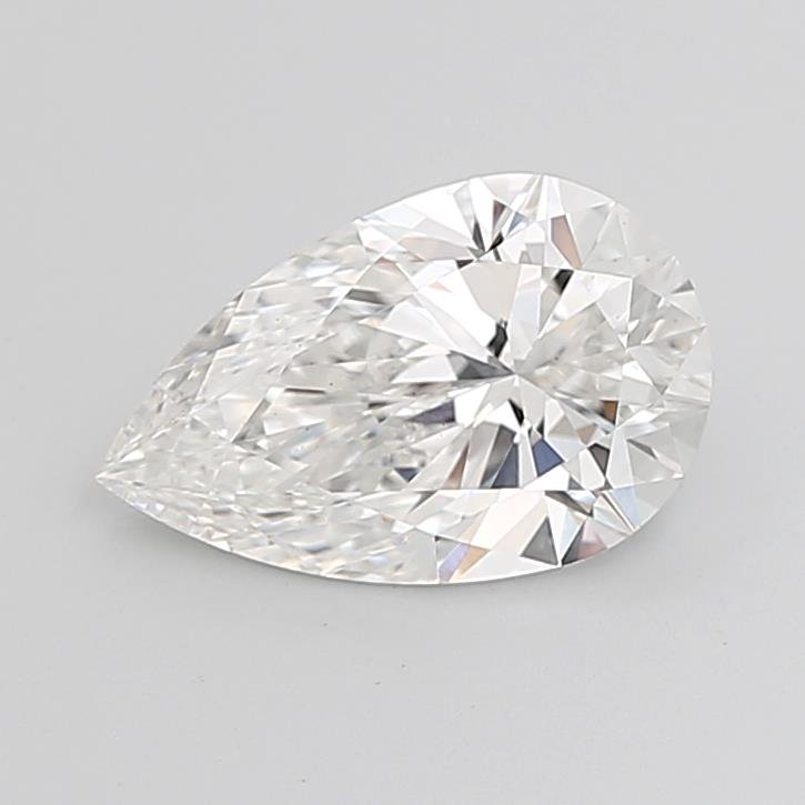 3.07ct F VS1 Rare Carat Ideal Cut Pear Lab Grown Diamond