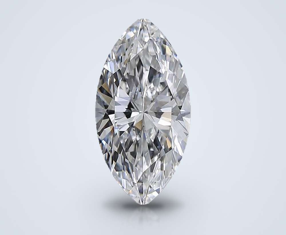 3.80ct D VS2 Rare Carat Ideal Cut Marquise Diamond
