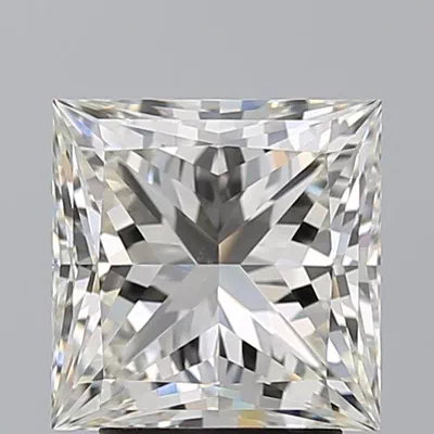 3.05ct J VS2 Rare Carat Ideal Cut Princess Diamond