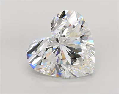 21.39ct F VS1 Rare Carat Ideal Cut Heart Lab Grown Diamond