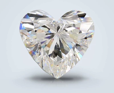 21.39ct F VS1 Rare Carat Ideal Cut Heart Lab Grown Diamond