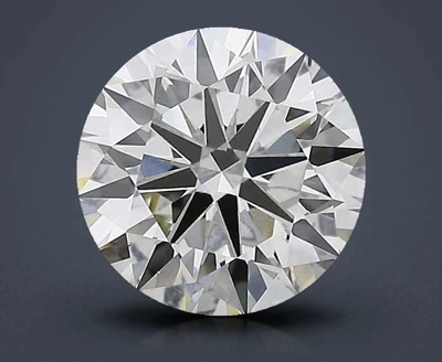 2.52ct J VVS2 Excellent Cut Round Lab Grown Diamond