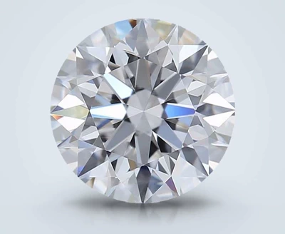 2.27ct H IF Rare Carat Ideal Cut Round Diamond