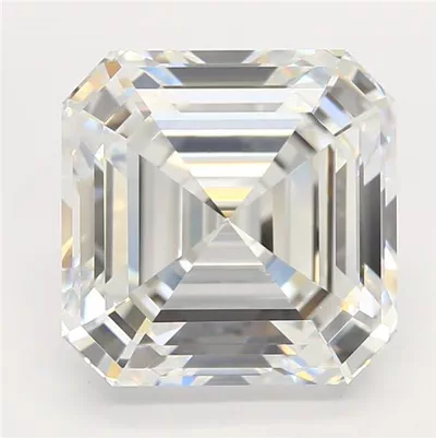 5.09ct D VVS2 Rare Carat Ideal Cut Asscher Lab Grown Diamond