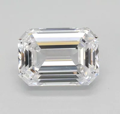 1.10ct D VS2 Rare Carat Ideal Cut Emerald Lab Grown Diamond