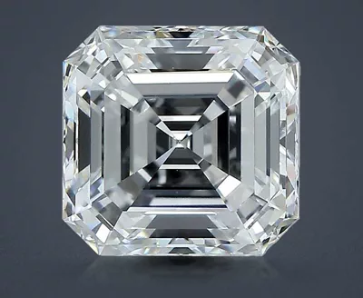 4.01ct D VS2 Rare Carat Ideal Cut Asscher Diamond