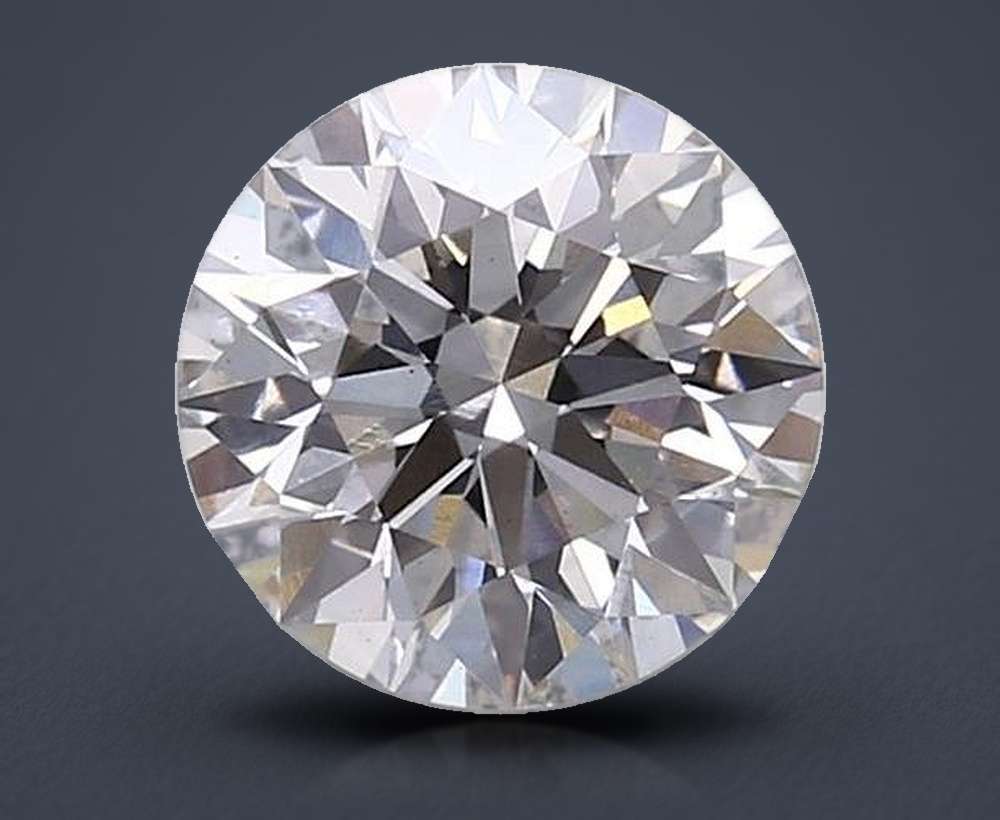 2.21ct H VS2 Excellent Cut Round Lab Grown Diamond