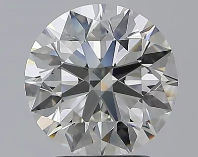2.51ct I VVS2 Rare Carat Ideal Cut Round Diamond