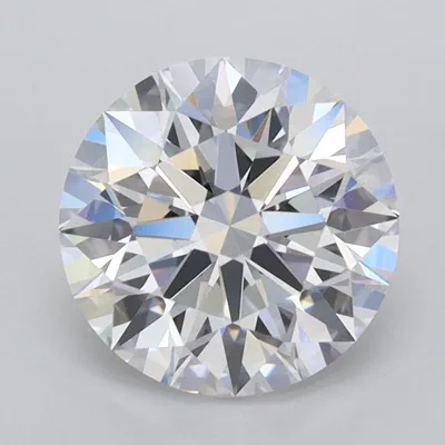 1.96ct D FL Rare Carat Ideal Cut Round Lab Grown Diamond
