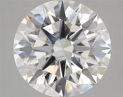 2.87ct F SI1 Rare Carat Ideal Cut Round Lab Grown Diamond