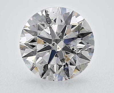 2.11ct E SI2 Rare Carat Ideal Cut Round Diamond