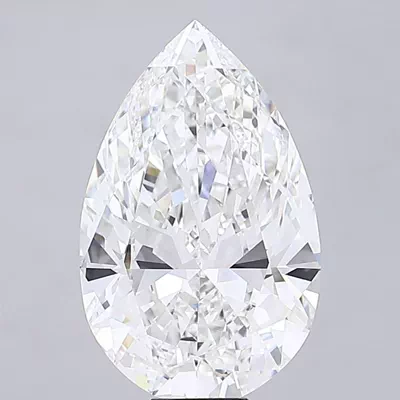 18.03ct F VVS2 Rare Carat Ideal Cut Pear Lab Grown Diamond