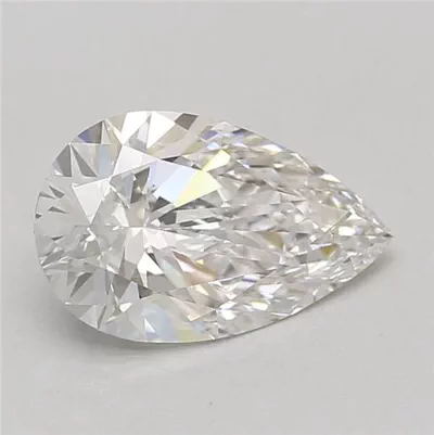 3.10ct E VS1 Rare Carat Ideal Cut Pear Lab Grown Diamond