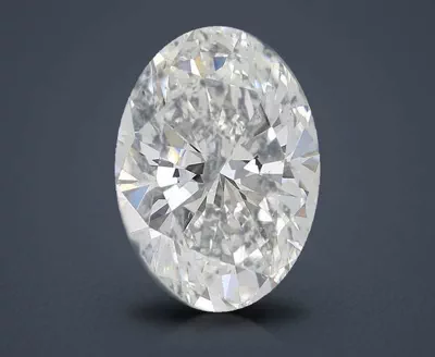 3.20ct G SI2 Rare Carat Ideal Cut Oval Diamond