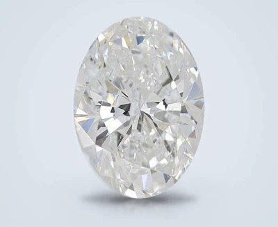 3.20ct G SI2 Rare Carat Ideal Cut Oval Diamond