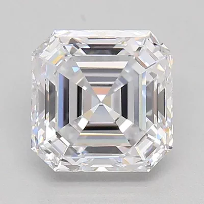 1.54ct D VS1 Rare Carat Ideal Cut Asscher Lab Grown Diamond