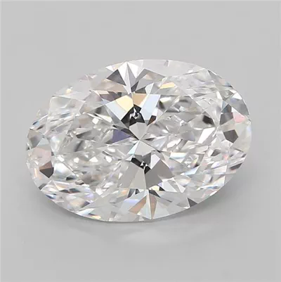 5.07ct D VVS2 Rare Carat Ideal Cut Oval Lab Grown Diamond