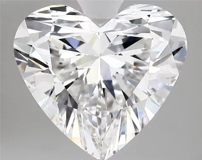 5.09ct E VVS2 Rare Carat Ideal Cut Heart Lab Grown Diamond
