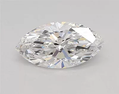 0.69ct D VVS2 Rare Carat Ideal Cut Marquise Lab Grown Diamond
