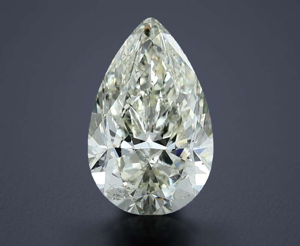 1.52ct J SI2 Rare Carat Ideal Cut Pear Diamond