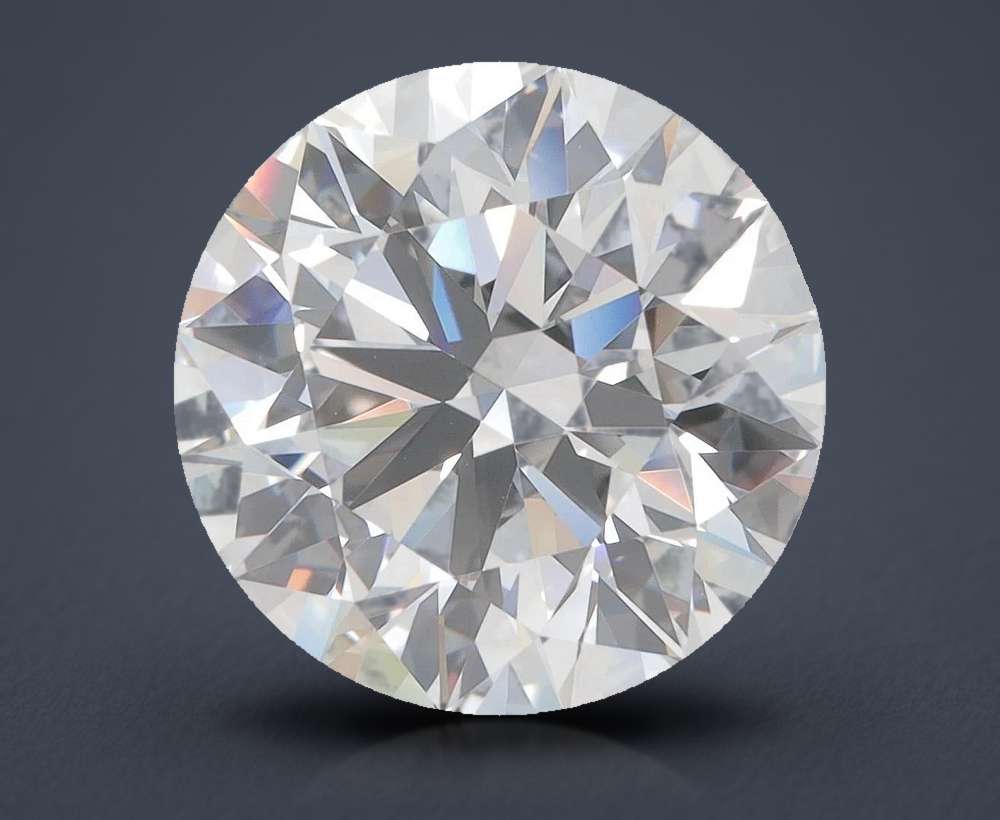 5.66ct D VVS1 Rare Carat Ideal Cut Round Lab Grown Diamond