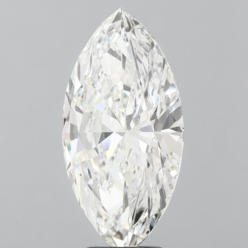 4.80ct F VS2 Rare Carat Ideal Cut Marquise Lab Grown Diamond