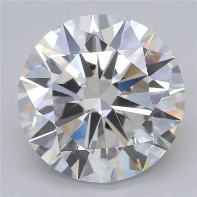 3.50ct F VVS2 Excellent Cut Round Lab Grown Diamond