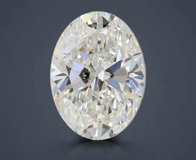 4.09ct D VS1 Rare Carat Ideal Cut Oval Lab Grown Diamond