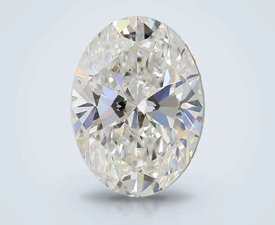 4.09ct D VS1 Rare Carat Ideal Cut Oval Lab Grown Diamond