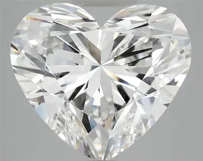 5.10ct F VS1 Rare Carat Ideal Cut Heart Lab Grown Diamond