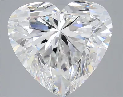 5.52ct F VS1 Rare Carat Ideal Cut Heart Lab Grown Diamond