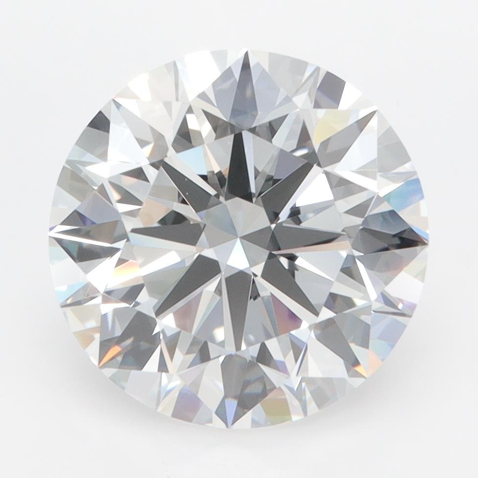 4.38ct D IF Rare Carat Ideal Cut Round Lab Grown Diamond