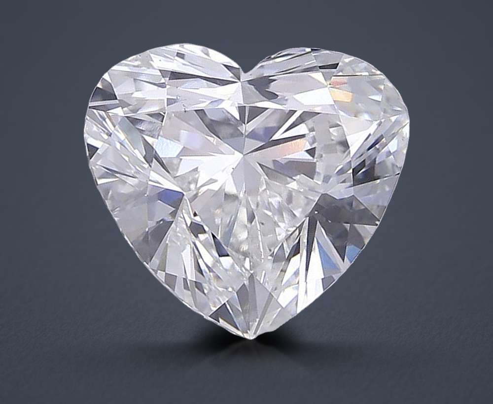 10.01ct F VS2 Rare Carat Ideal Cut Heart Lab Grown Diamond