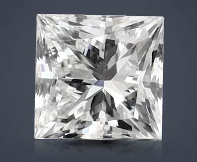 0.47ct D VVS2 Very Good Cut Princess Lab Grown Diamond