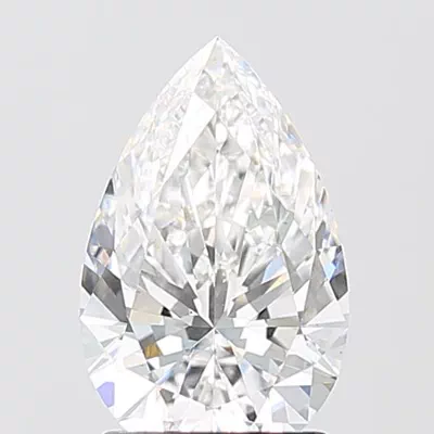 1.55ct E VS1 Rare Carat Ideal Cut Pear Lab Grown Diamond