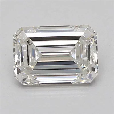 2.09ct F VS1 Rare Carat Ideal Cut Emerald Lab Grown Diamond