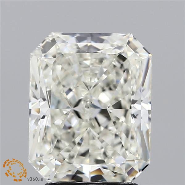3.02ct J VS1 Rare Carat Ideal Cut Radiant Diamond