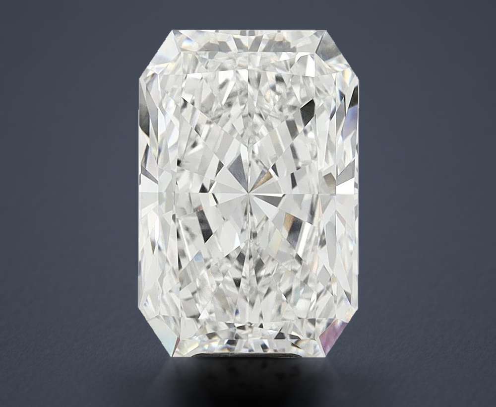 10.51ct F VVS2 Rare Carat Ideal Cut Radiant Lab Grown Diamond