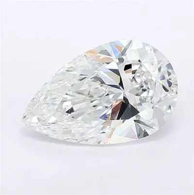 1.52ct E VS1 Rare Carat Ideal Cut Pear Lab Grown Diamond