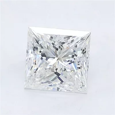 1.60ct E VVS2 Rare Carat Ideal Cut Princess Lab Grown Diamond