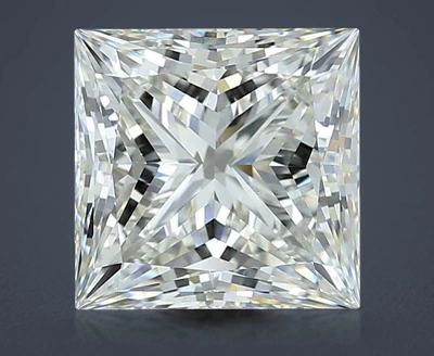 4.30ct I VS1 Rare Carat Ideal Cut Princess Diamond