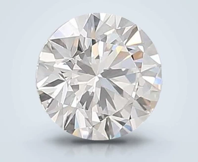 1.29ct F VS1 Rare Carat Ideal Cut Round Lab Grown Diamond