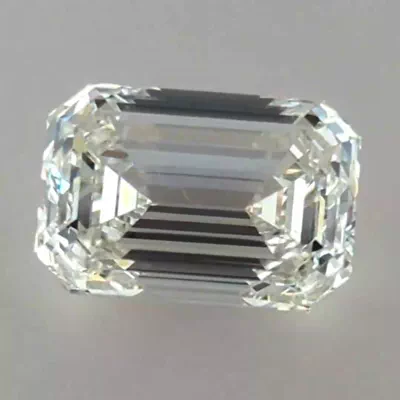 3.01ct H VVS1 Rare Carat Ideal Cut Emerald Diamond