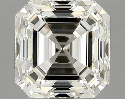 3.01ct J VVS1 Very Good Cut Asscher Diamond
