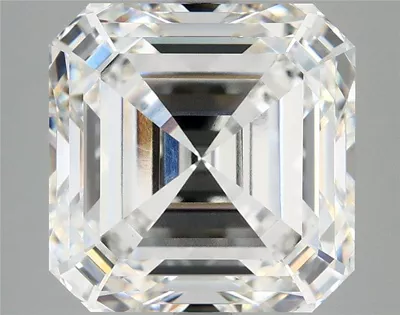 7.16ct F VVS2 Rare Carat Ideal Cut Asscher Lab Grown Diamond