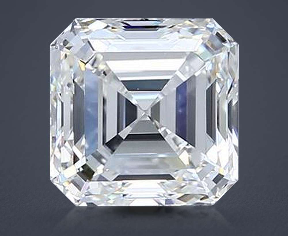 2.20ct G VS1 Rare Carat Ideal Cut Asscher Diamond